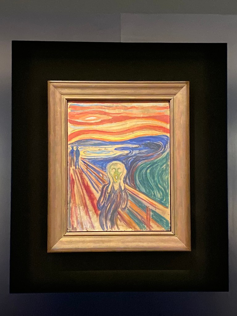 Edvarda Munka glezna "Kliedziens" četras versijas